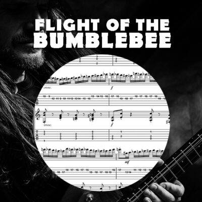 Flight of the Bumblebee (for Solo and Backing Guitar)